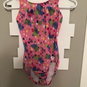 GK ELITE polka dot leotard